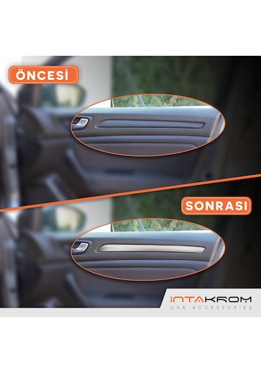 Renault Megane 4 Krom İç Kapı Çıtası 4 Parça 2020 Ve Üzeri