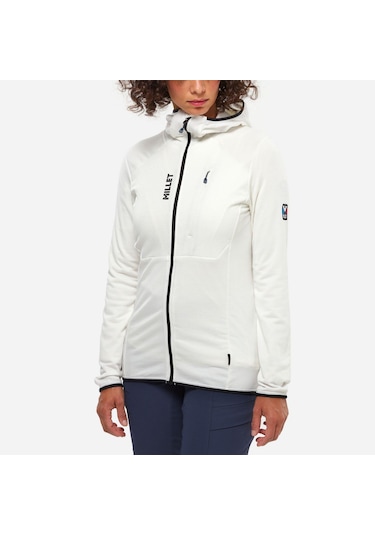 Millet T Icon Grıd Kapşonlu Polar Ceket Kadın Mıv10774 N8014 Gri