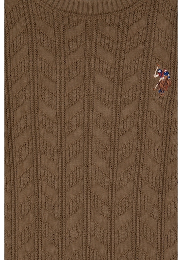 U.s. Polo Assn. Erkek Çocuk Haki Kazak /triko 50288889-vr027 Haki