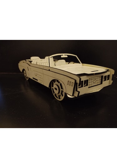 TLR hobi 3d Chevrolet Impala Ahşap Araba Maketi