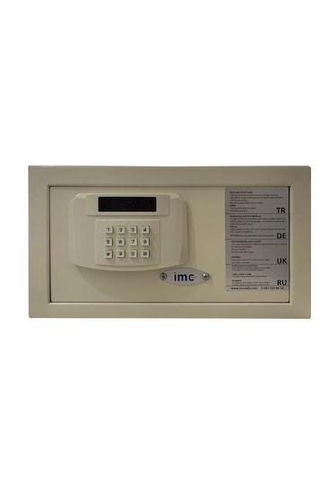 İmc Safe Elektronik Para Kasası Krem Renk