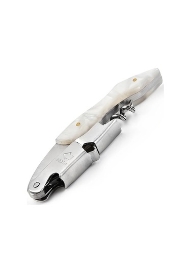 Primepickings Beyaz Renkli Pratik Şişe Açacağı - Şarap Ve Bira Kapakları İçin Taşınabilir Korteks Beyaz