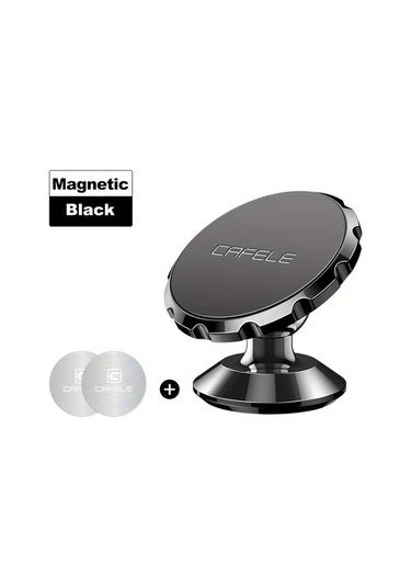 Primepickings Black Evrensel Manyetik Araç Phone Tutucu Altın Renk Tüm Telefon Modelleri İçin Uygun