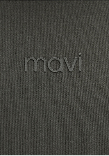 Mavi - Mavi Baskılı Haki Tişört 0613102-71553 Yeşil