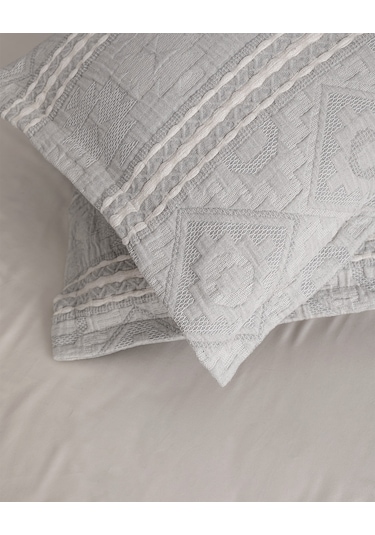 Madame Coco Ethnique King Kişilik Yatak Örtüsü 8682116984027 Gri