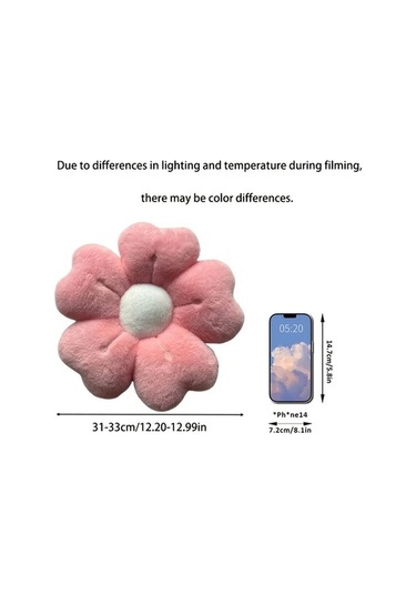 Fastbuy Elmpaly Sarı Papatya Yastık - Dekoratif Pike Yastık, Yatak & Koltuk Aksesuarı Sarı