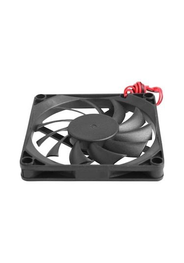 80x80x10 mm. 12V DC Sessiz Fırçasız Motor Super Slim Kare FAN