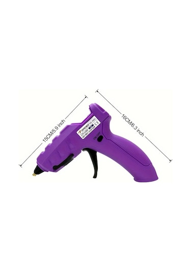 Honeybeeshop Topforza Mini Sıcak Tutkal Tabancası 8w 2000mah Şarj Edilebilir 10 Renkli Çubuk Usb Şarj Anti Damlama Dıy Ev Onarımı