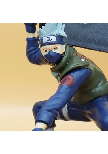 Naruto Hatake Kakashi Broadsword Squat Anime Aksiyon Figürü