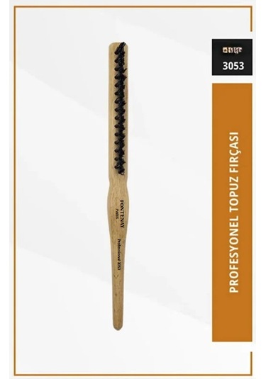 Fontenay Profesyonel Topuz Fırçası 3053 Boyasız Ahsap Vegan