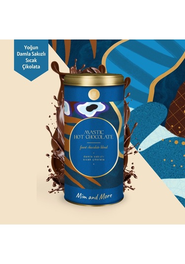 Mim And More Damla Sakızlı Sıcak Çikolata Mastic Hot Chocolate Tin 200 G