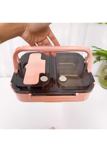 Lichen 3 Bölmeli Sızdırmaz Öğle Yemeği Kabı, Çocuklar/yetişkinler