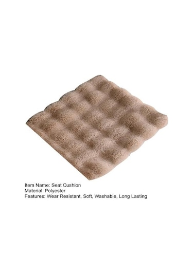 Gri Düz Renk Sandalye Minderi Aşınmaya Dayanıklı Ekstra Yumuşak Kalın Yıkanabilir Yemek Sandalyesi Minderi Kalınlaşmış Koltuk Pedi