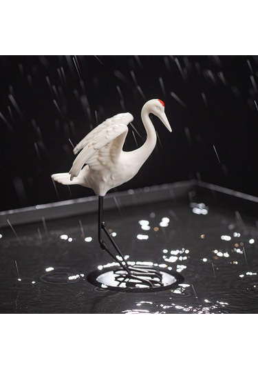 Homyl Vinç Heykeli Heykelcik Modern Minimalist Kuş Süsü Stila