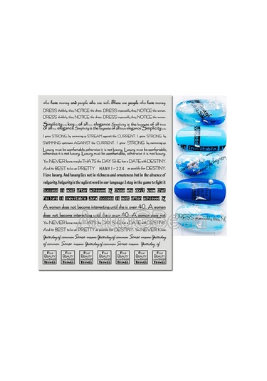 3d Nail Art Kaydırıcılar Çıkartmalar Geometrik Çizgiler İngilizce Kelimeler Siyah Harfler Mermer Çıkartmaları Tırnak Dekorasyon Manikür Için Tran-sarı Chına