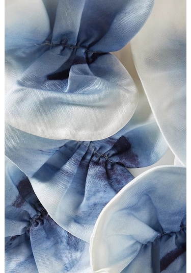 Acler Cragiburne Floral Appliqué Bluz, Ivory, Midnight Çok Renkli