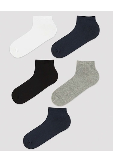 Penti Erkek Süper Patik Çorap 5'li Çok Renkli