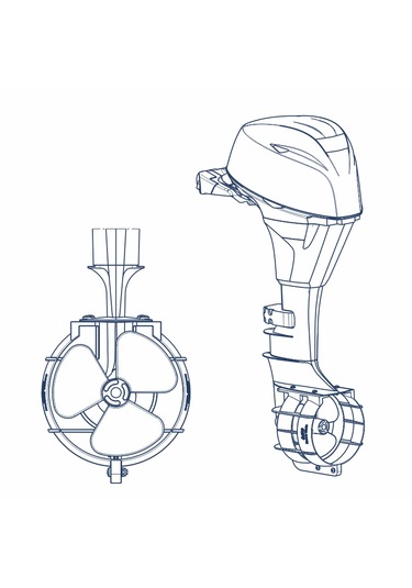 Pervane Koruyucu 25-35 Hp İçin Plastik 29 Cm Turuncu