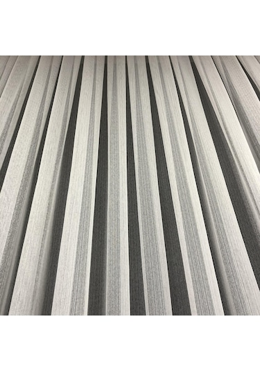 Perdefony Ince Çizgili Modern Düz Tül Perde 3 Farklı Renk Secenek