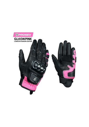 Prosev Gl60w Karbon Bayan Eldiven Siyah-pembe