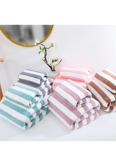 Xiyyadms Hızlı Kuruyan Mikrofiber Havlu - Banyo, Plaj Ve Seyahat İçin Yumuşak Havlu Seti Mor