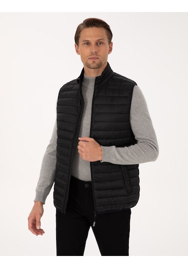 Pierre Cardin Erkek Siyah Mont Yelek 50313897-vr046 Siyah