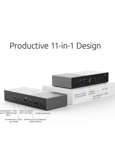 Kensington Sd5000t5 Eq Thunderbolt 4 Bağlantı İstasyonu Usb Çoklayıcı