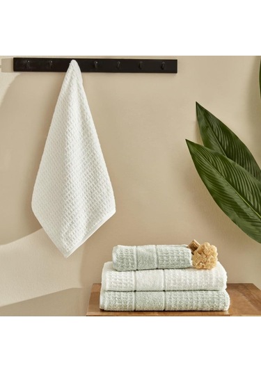 Karaca Home Elna Mint 4 Parça Hamam Seti Mint