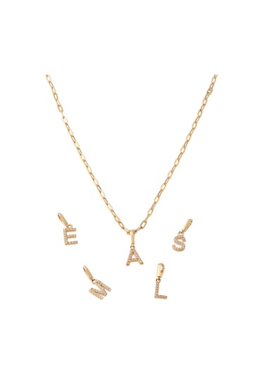 Uşaklıhafız 14 Ayar Ataç Zincirli Kadın Harf Kolye