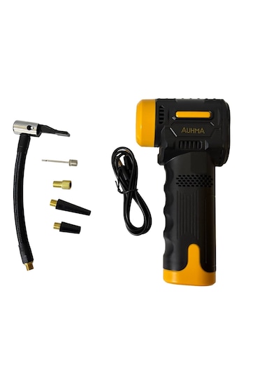 Auhma 6600 Şarjlı Araç Otomobil /bisiklet/ Motosiklet Lastik Pompası Hava Kompresörü 150 Psi 1 Adet