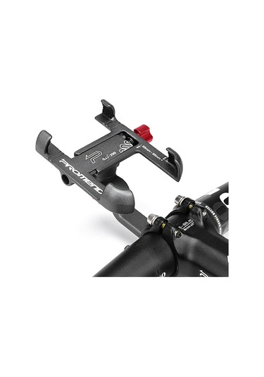 Promend-bisiklet Kök Telefon Bağlantısı Alüminyum Alaşımlı,y13312b-2 Siyah