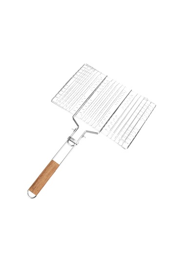 Yaozixa Katlanabilir Manav Sebze Balık Izgara Ağı, Isıya Dayanıklı Kollü, Çok Amaçlı Outdoor Mangal Seti Diğer