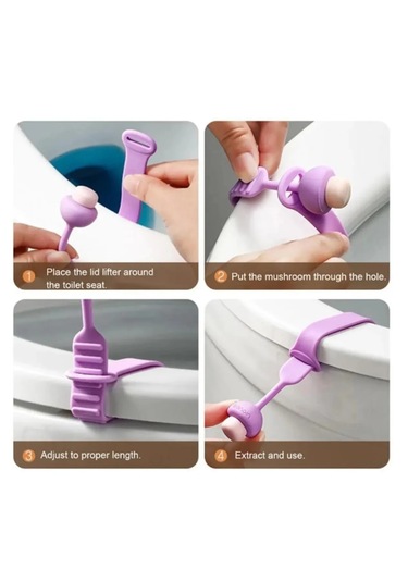 Tineke Mantar Tasarımlı Klozet Kapağı Kaldırma Aparatı