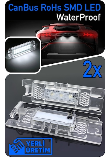 Fıat Brava Hatchback 1995-2003 Canbus Led Plaka Aydınlatma Ledi Lambası