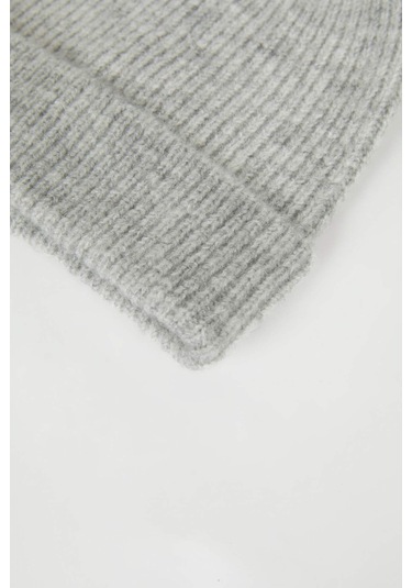 DeFacto Kız Bebek Ponponlu Bere C8163A524WNGR100 Gri