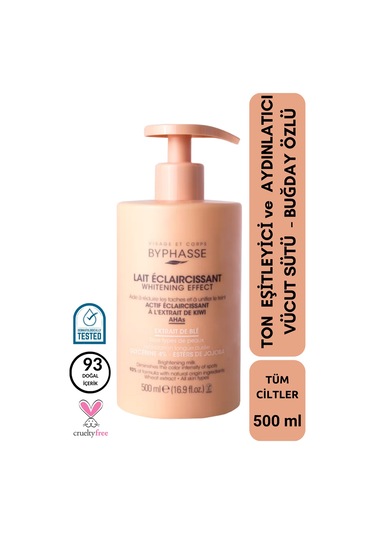 Ton Eşitleyici Ve Aydınlatıcı Vücut Sütü - Buğday Özlü 500ml