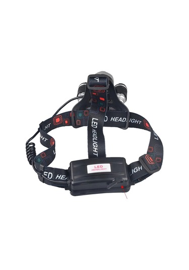 3 Başlıklı Şarjlı Kafa Feneri Wt-256 Çok Renkli