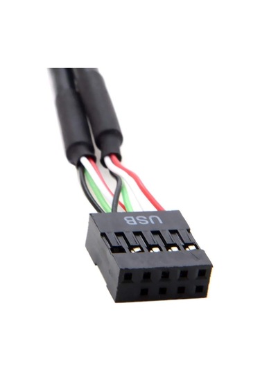 9pin Usb Başlığı Erkek 1 İla 4 Kadın Uzatma Kablo Kartı Anakart 9pin Usb Hub Usb 2.0