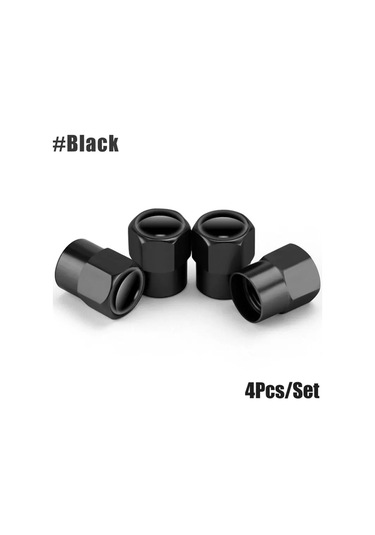 Siyah-a3-4 Adet/takım Metal Araba Jant Lastik Vana Kapakları Kök Kılıf Kapakları Audi Sline A1 A3 A4 A5 A6 A7 A8 Q3 Q5