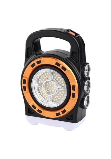 P-6678c Dış Mekan Solar Şarj Işığı Çok Fonksiyonlu Projektör Hazine Güçlü Işık El Feneri 1 Adet