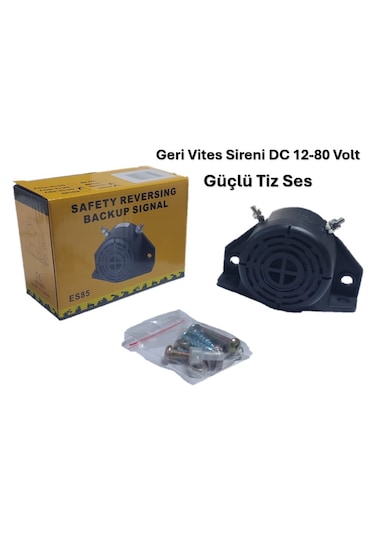 Geri Vites Sireni Di-Dit 107-120db Standart Ses Dc12-80 Volt