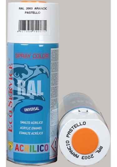 Eco Servis Sprey Boya Pastel Portakal 400Ml İtalyan Ral Marka