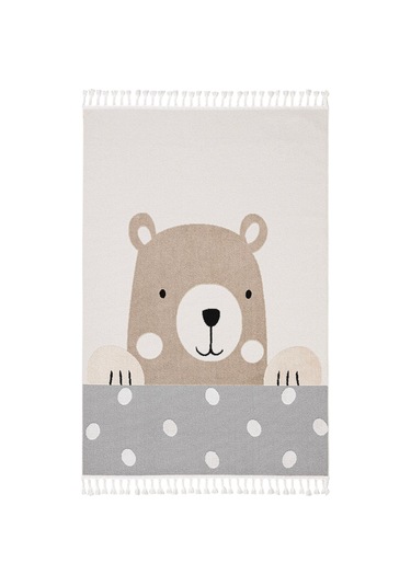 Sparkle Krem Kahverengi Sevimli Ayıcık Figürlü Hayvan Figürlü Çoc Krem