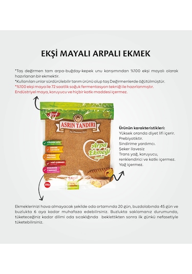 Asrın Tandırı Sağlıklı Beslen Paketi 5'li Lavaş Tandır Ekmeği