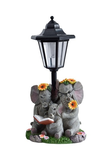 Homyl Güneş Enerjili Fil Bahçe Heykeli Ve Dış Mekan Çim