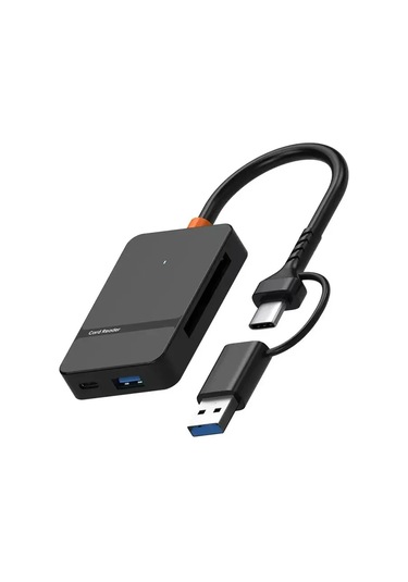 Snapbuy 8 İn 1 Usb3.0/usb C Kart Okuyucu, Hafıza Kartı Adaptörü, Telefonlar Için Ms Usb3.0 Transfer Konnektörü Whıte