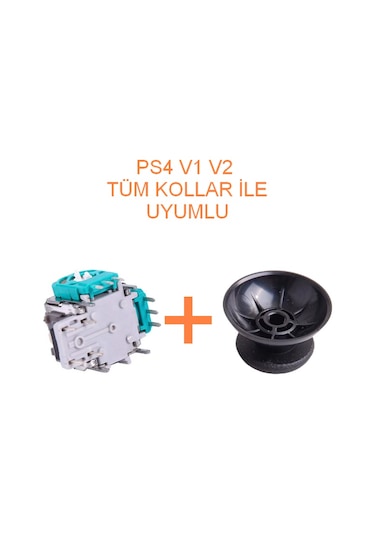 1 Adet Ps4 Analog Motoru + Topuz Başlık Set