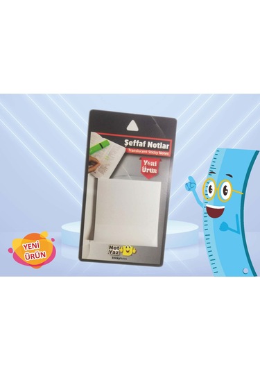 Şeffaf Post-İt Not Kağıdı Ebat 75X75 Mm 50 Yaprak