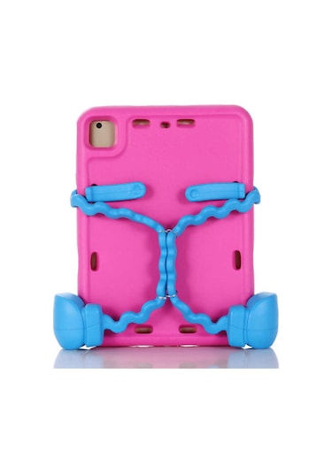 iPad Uyumlu  5 Air Zore Eva Boxer Tablet Silikon - Pembe Koyu Arka Kapak