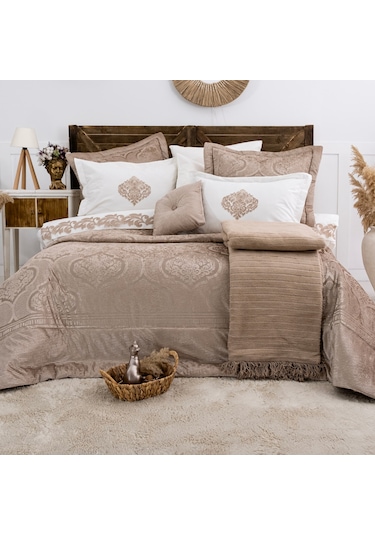 Schafer Home Anna Çeyiz Set 11 Parça-cappuccino Kahverengi